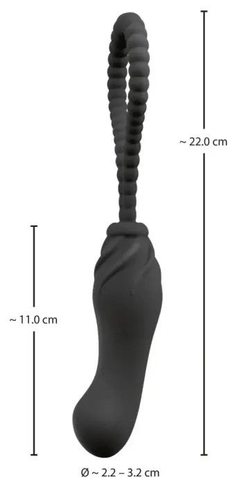 Black Velvets Perfect Fit bez siksnām strap-on dildo – 22 cm Foto 9