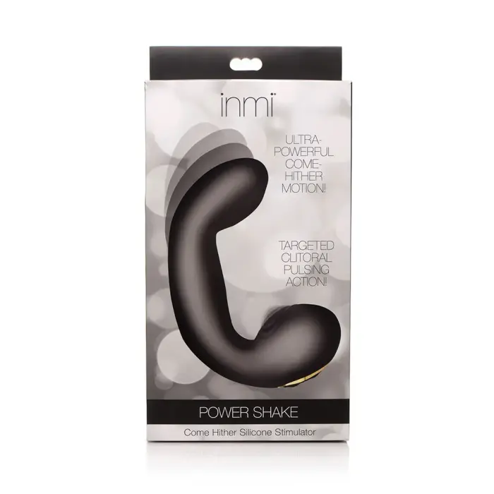 Power Shake Come Hither стимулятор – 18 cm (7.2″) – черный
