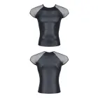 Regnes CRD007 Wetlook and Mesh T-shirt – Black – M — Photo 3