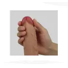 LoveToy Dual Layered Platinum Silicone Cock – реалистичный двухслойный фаллоимитатор – силикон – 20,3 см — Фото 10