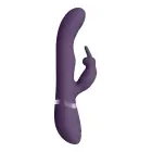 May oro pulso, G taško ir klitorio triušio vibratorius – 11.8 cm – violetinis — Nuotrauka 2
