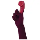 SECRET KISSES Rosegasm Playful – pirkstu vibrators – rozā – 9 režīmi – 8,8 cm — Foto 3