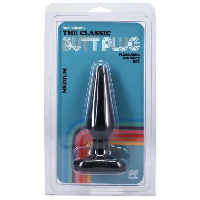 Doc Johnson The Classic Butt Plug – 14 cm – Black