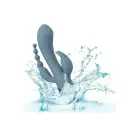 Triple Ecstasy Rabbit Vibrator – Grey — Photo 7