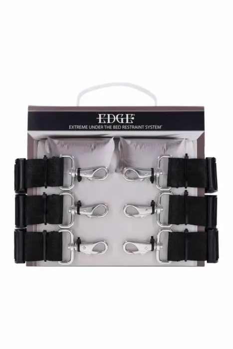 Sportsheets EDGE Extreme Under the Bed Restraint System – 6 tvirtinimo taškų – juoda