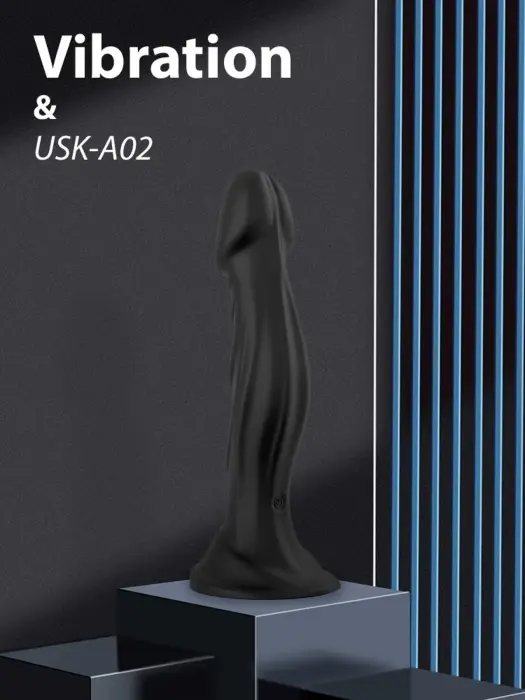 Optimus Black dildo – 18.5 cm – Melns Foto 10