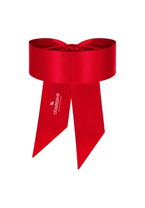 Opaska na oczy czerwona O/S Foto 4