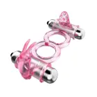 BAILE - BUNNY SNUGGLES peenis võru, 10 vibratsioonifunktsiooni – roosa — Foto 1