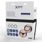 XRAY – reguleeritavad strap-on rakmed 3 silikoonrõngaga – must — Foto 7