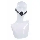 SPORTSHEETS EDGE Silicone Ring Gag Adjustable Faux Leather Strap 4.4cm — Photo 4