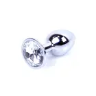 MyLove Toys Jewellery Silver анальная пробка – 7 cm (2.8″) – Прозрачная — Фото 6