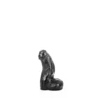 All Black reālistisks dildo ar sēkliniekiem – 20 cm (8″) — Foto 6