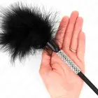 KINK Tickle Feathers 50 cm – plunksnų kutenimo įrankis su cirkonio rankena — Nuotrauka 6