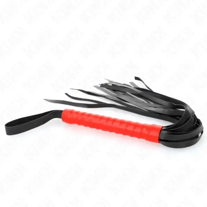 KINK Soft Tail плеть с мягкими хвостами 50 см – чёрная