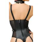 Leder кожаное боди – чёрное – XL Фото num