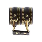 TABOOM Studded Ankle Cuffs – Black — Photo 5