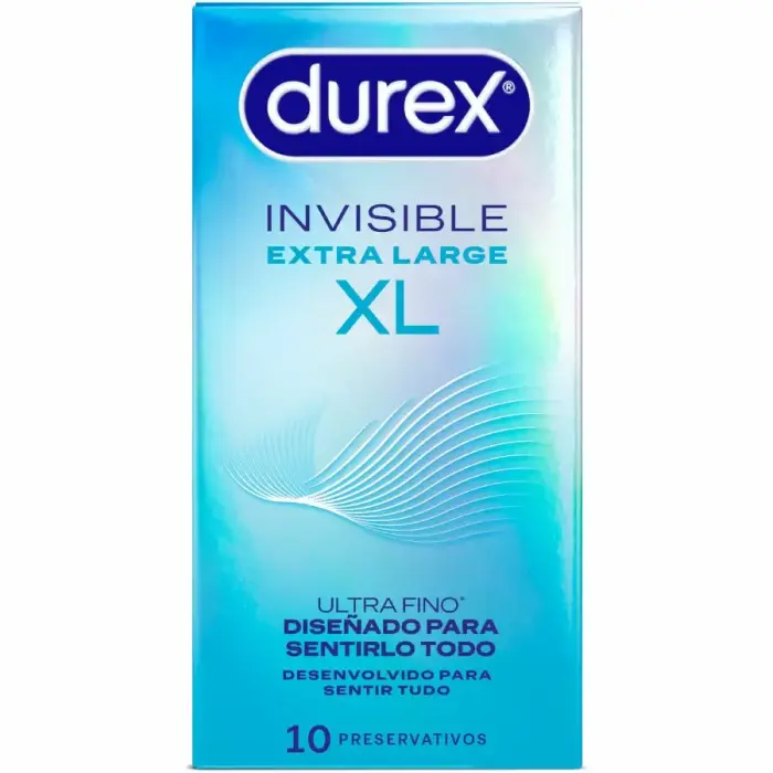 Durex Invisible XL Ultra-thin Condoms – 10 pcs.