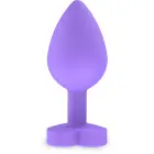Slepenās ieejas anālais spraudnis – līdz 7 cm – Violets — Foto 3