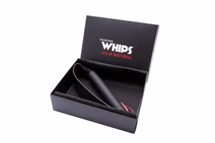 WHIPS mīkstas ādas plakšķene – melna – 44 cm