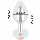 Kink Steel Plug Rose Red L – 10.2 cm – Sarkans — Foto 4