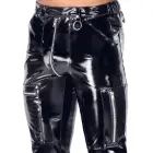 Black Level Men's Vinyl Trousers with Metal Details – M — Photo 6
