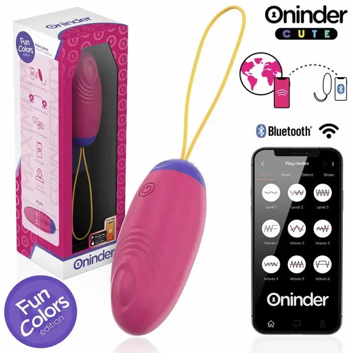 ONINDER CUTE WaveMotion виброяйцо – розовый