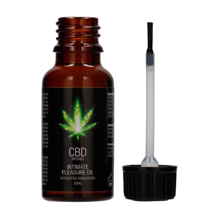 CBD Intimate Pleasure masāžas eļļa – 20 ml Foto 1