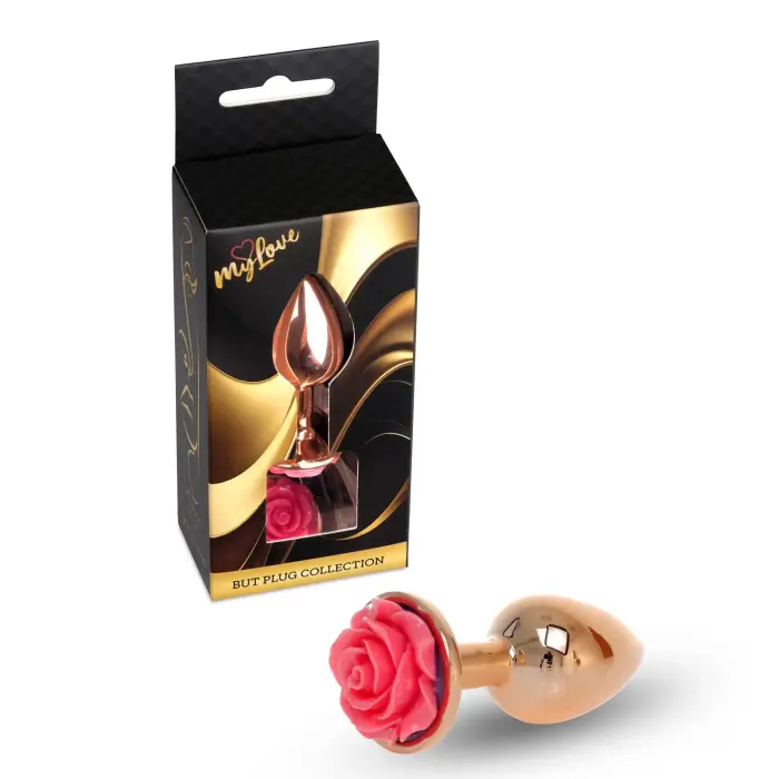 MyLove Toys Jewellery Анальная пробка в форме розы – 7 cm (2.8″) – Красная