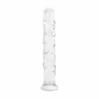 Gildo No. 34 tekstūruotas stiklinis dildo – 19 cm (7.5″) – skaidrus — Nuotrauka 6