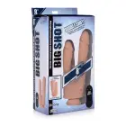 Double Shot skysto silikono dvipusis vibruojantis dildo – 20.5 cm (8″) — Nuotrauka 2