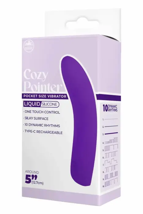 NMC 5 Inch Silicone 10-Function Vibrating Device – силиконовый вибратор с 10 режимами вибрации – фиолетовый