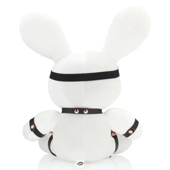 Rimba Velvet White Bondage Rabbit Large – декоративная плюшевая крольчиха
