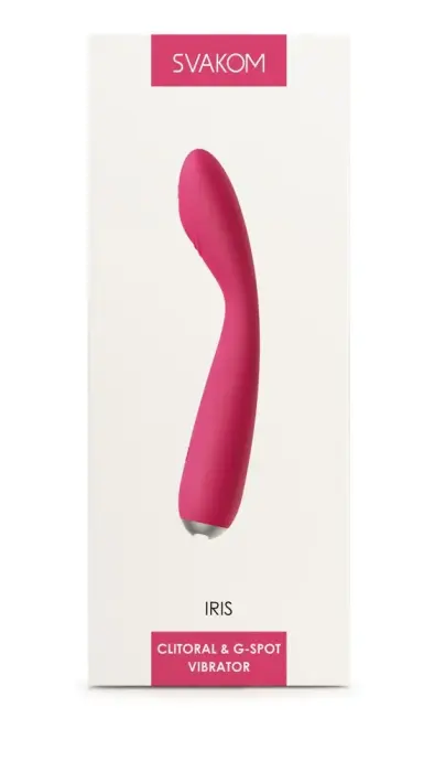 Iris Plum Red вибратор для точки G – 18 cm (7″)