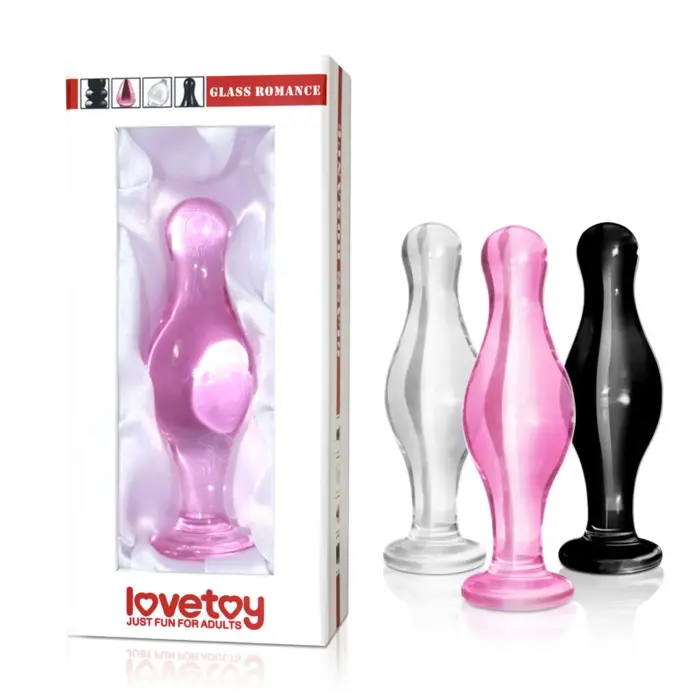 Stikla Romance dildo – 11.5 cm (4.5″) – Caurspīdīgs Foto 3