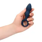 Ašaros formos analinis kištukas – S – Baltijos mėlynas – Blue Photo