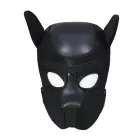 Neoprene Puppy Dog BDSM Hood – Black – L — Photo 4
