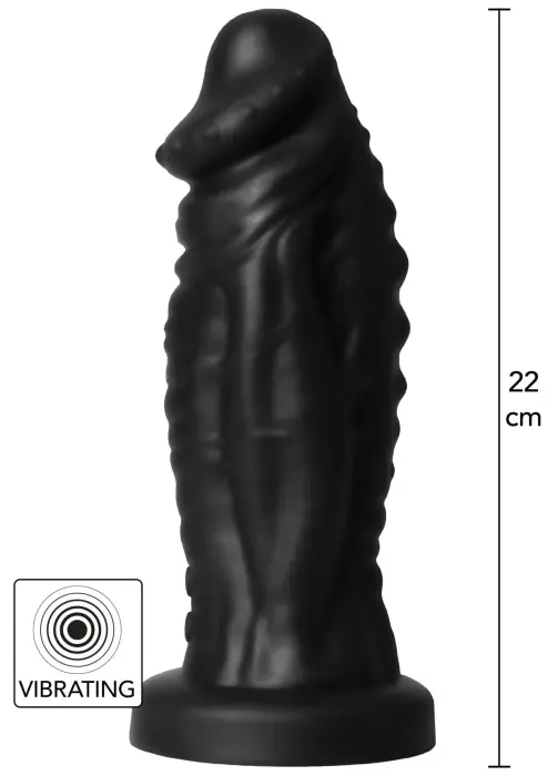 Devil Monster Dildo – 23 cm (9″) – Black