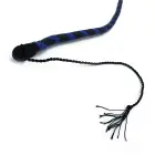 Leather Whip Black & Blue 140 cm — Photo 5