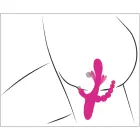Sweet Smile Triple Vibe Vibrator with Flicking Tongue – 24.4 cm (9.6″) – Pink — Photo 15