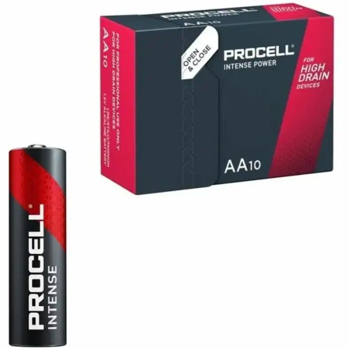 Procell Intense Power AA (LR6) щелочные батарейки – 10 шт.