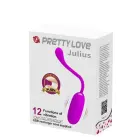 PRETTY LOVE Julius vibrējoša ola – sarkans — Foto 7