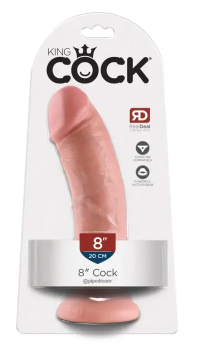 King Cock Reālistisks dildo – 21.5 cm (8.5″) – Miesas krāsa