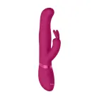 Izara pöörlevate helmestega jänese vibraator – 18 cm (7″) – roosa — Foto 12