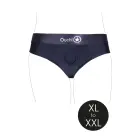 Вибрирующий страпон-стринги со съемными задними ремешками – XL/XXL – чёрный — Фото 9