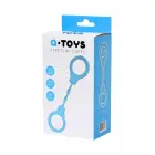 A-Toys Stretchy Silicone Handcuffs – Blue — Photo 5