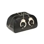 Cuffed Travel Bag with Handcuff Handles - Black Foto 3
