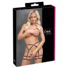 Cottelli LINGERIE dirželių kojinių diržas – juodas – L/XL — Nuotrauka 1