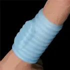 Vibrating Wave Knights Ring – vibreeruv erektsioonivõru lainetekstuuriga – sinine — Foto 7