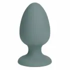 Nude Sage – travel-size silicone anal plug with internal moving ball – 8 cm — Photo 2