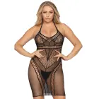 Multi Net Halter Mini Dress — Foto 1